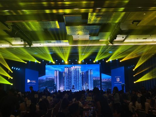 P7.62 Display LED per pubblicità interna flessibile Curva dello schermo 160° angolo di visione