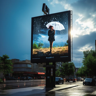 Display LED P3 impermeabile per la pubblicità