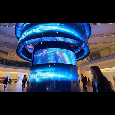 Grandi schermi LED trasparenti flessibili P3 - P6 Ultra Thin LED Display