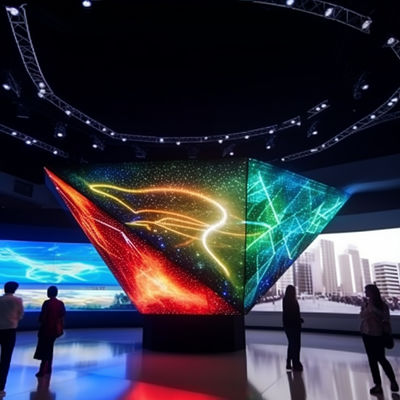 P4 schermo a LED curvo alta luminosità 4 mm display a LED pixel pitch