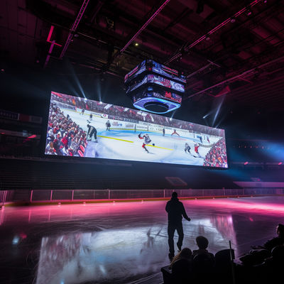 Display LED perimetrale dello stadio interno P4.81 LED appeso schermo ad alta risoluzione