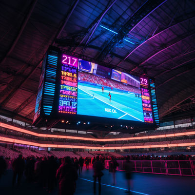 Display a LED all'interno dello stadio appeso 1920Hz Tasso di aggiornamento ISO9001