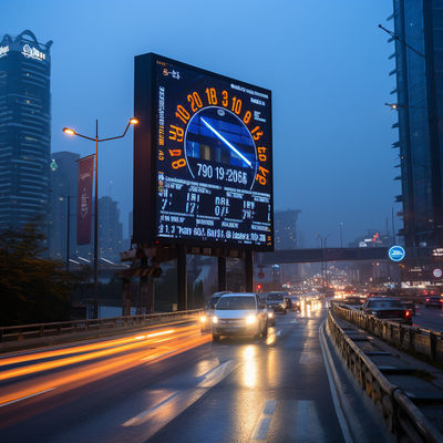 Potente LED pubblicitario esterno Cartellone IP65 Luminosità ≥7000cd/m2