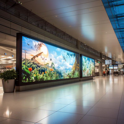 320*160mm Display a LED interno con velocità di scansione 1/64S e armadio in alluminio a fusione a stampa