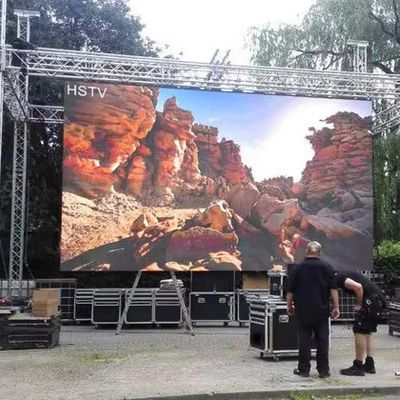 500*500mm Display LED a colori aperti all'aperto Screen di noleggio 3,91mm impermeabile