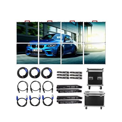 HD Vedio Wall Stage Background LED Display Screen Per Concerto di Nozze IP43