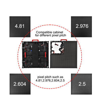 HD Vedio Wall Stage Background LED Display Screen Per Concerto di Nozze IP43