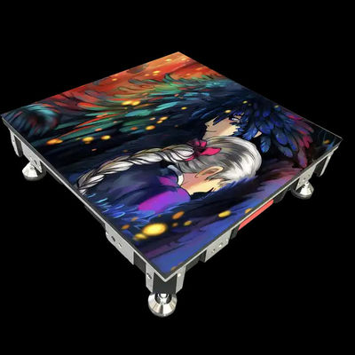 Interattivo Digital RGB Tile Wall per Dancing Gaming Video Stage Dance Floor Stand Led Wall Panels Screen Touch Display