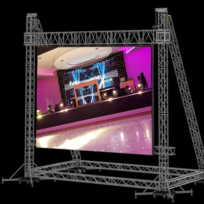 Outdoor LED Display Screen P6.67 960*960mm Aluminum Cabinet with 256*128/256*256 Dot Resolution and 100000 Hours Lifespan