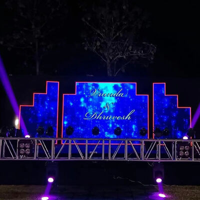 500x500mm Outdoor LED Video Wall con IP65 impermeabile e 1920Hz-3840Hz Refresh Rate per Splicing senza soluzione di continuità