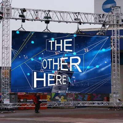 P3.91P4.81 schermo esterno a LED con elevato tasso di aggiornamento 1920Hz-3840Hz impermeabile IP65 e armadio in alluminio pressofuso