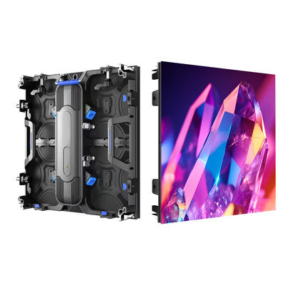 500x500mm Outdoor P4.81 LED Video Wall con resistenza all'acqua IP65 e tasso di aggiornamento 3840-7680Hz per eventi di noleggio