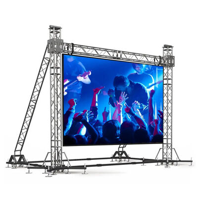 500x500mm IP65 Waterproof Outdoor LED Video Wall con Refresh Rate da 3840-7680Hz per sfondo di scena a noleggio