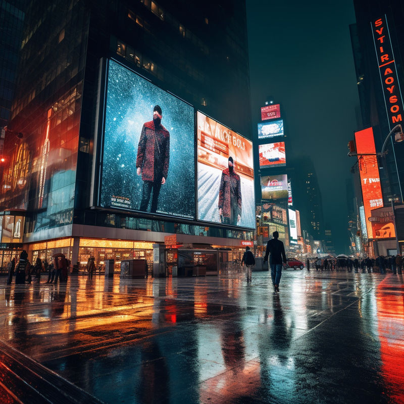 Display a LED a colori fissi per pubblicità esterna 4 mm pixel pitch