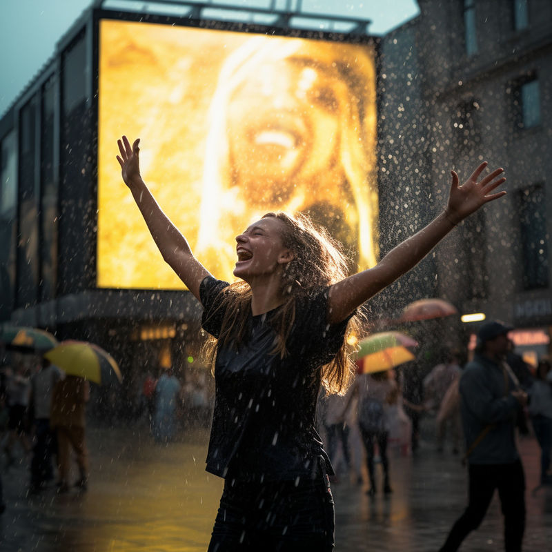 Ultra Bright 4500nit Contrasto Ratio Acque resistenti 3mm LED Display Screen Per Esterno