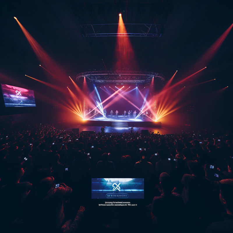 RGB Stage LED Screen Rental Illuminate LED Stage Panels P4.81