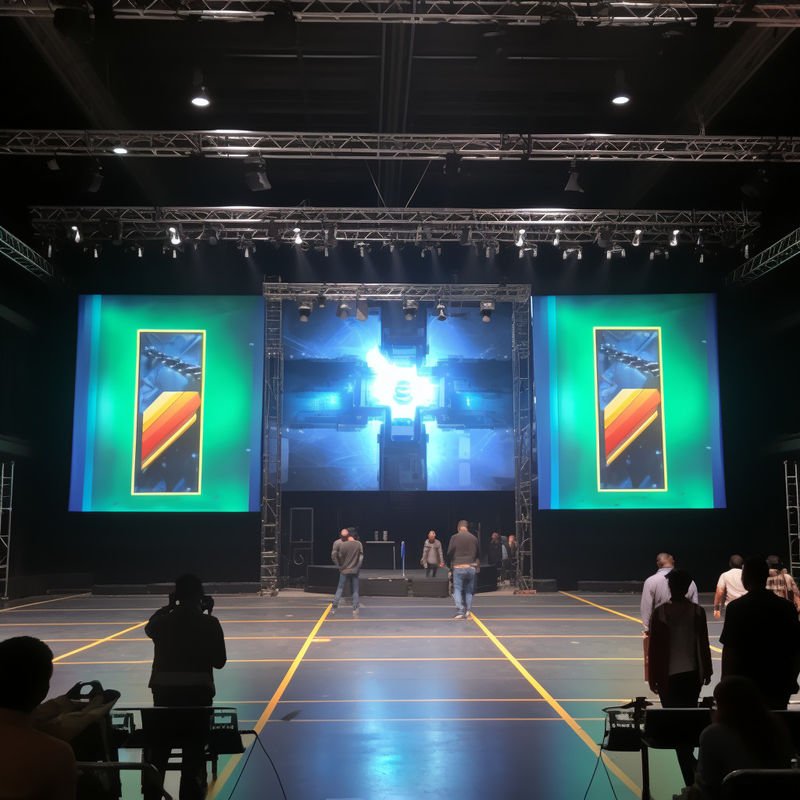 Concerto Indoor Stage LED Screen Rental Input HDMI / DVI / VGA