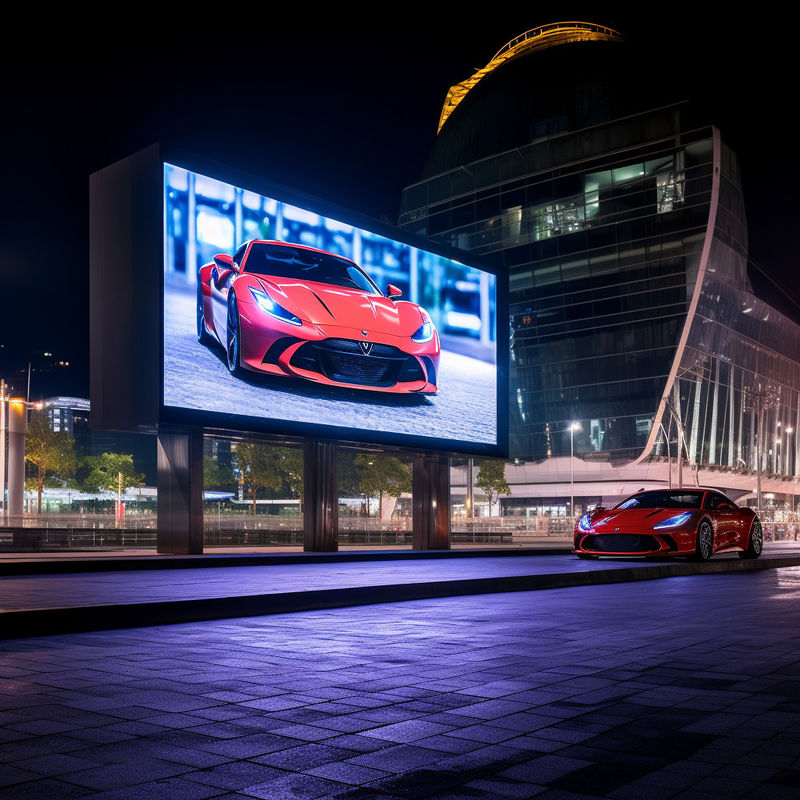 Full Color Nation Economic Waterproof P3.91 500*1000*90MM Screen di visualizzazione all'aperto a LED