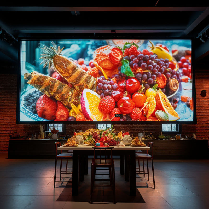 2.976 Pixel Pitch Indoor LED Display Screen con armadio in alluminio a diecsting e 100000 di durata