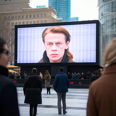 700 W/m2 Capacità di alimentazione IP65 schermo LED esterno impermeabile con durata di vita di 100.000 ore per negozi e eventi