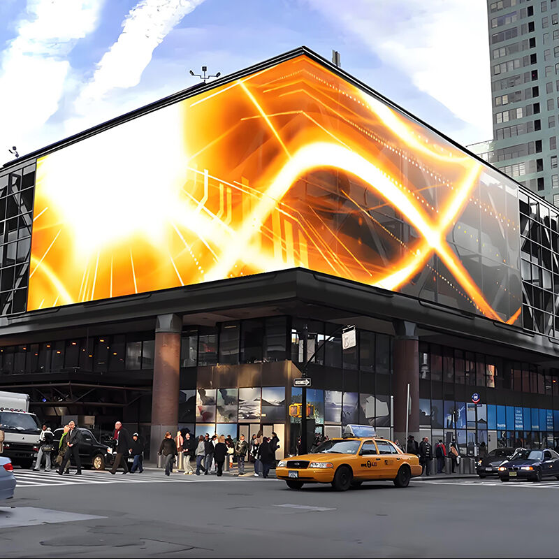 IP65 schermo LED esterno impermeabile con luminosità di 4000-5500 cd/m2 e durata di 100000 ore per la pubblicità