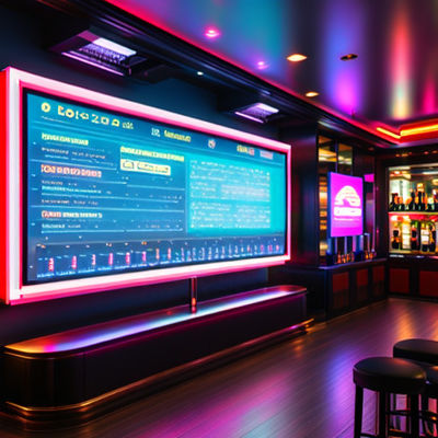 Display P1 a LED fisso in sala riunioni ad alta risoluzione.53