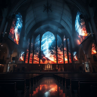 Chiesa P3 Indoor LED Display Screen Pubblicità Con 16,7M Color Gamut