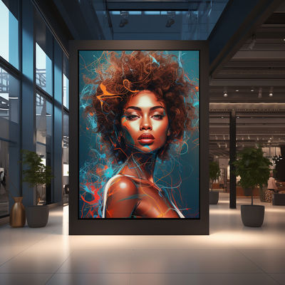 Display digitale P4 all'interno a LED con 4 mm di pixel pitch