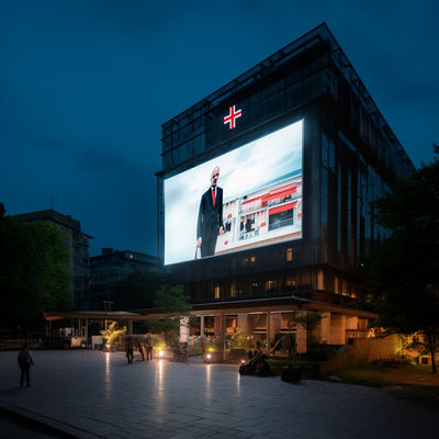 Disegno immersivo per schermo pubblicitario a LED esterno