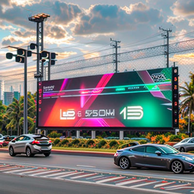 P8 display pubblicitario all'aperto a LED noleggio 3840 X 2160 tasso di aggiornamento
