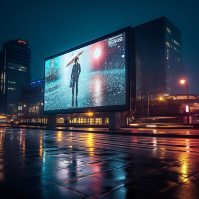 Display LED rigido e flessibile P8 per esterni