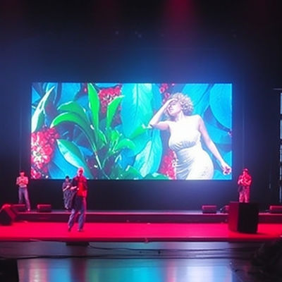 P3.91 schermo a LED da palco noleggio schermo a LED robusto montato a parete all'aperto