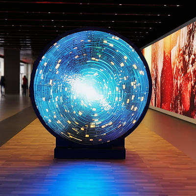 Display a LED circolare IP65 curvo all'interno con frequenza di aggiornamento 3840Hz