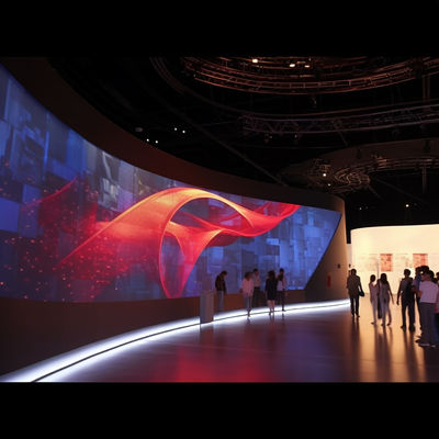 Display a LED curvo irregolare P4 / P4.81