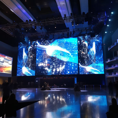 Display a LED ad alto contrasto Video Wall P5 / P6 Display a LED per noleggio interno