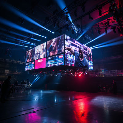 Display LED perimetro sportivo all'aperto senza soluzione di continuità IP65 6500nits Luminosità