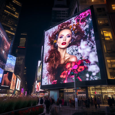 6000cd/m2 Luminosità Display LED impermeabile Pixel Pitch 2.976mm per pubblicità esterna