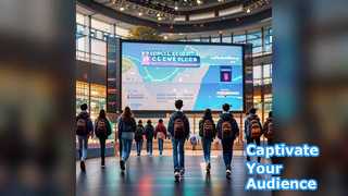 Schermo LED per interni con passo pixel da 2,5 mm