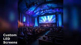 Schermo LED per interni personalizzato P3.91 Ampio display