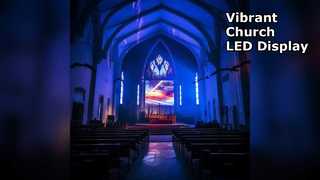 Display a LED per chiesa 16,7 milioni di colori P2.976